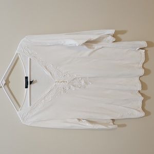 Ralph Lauren white V neck